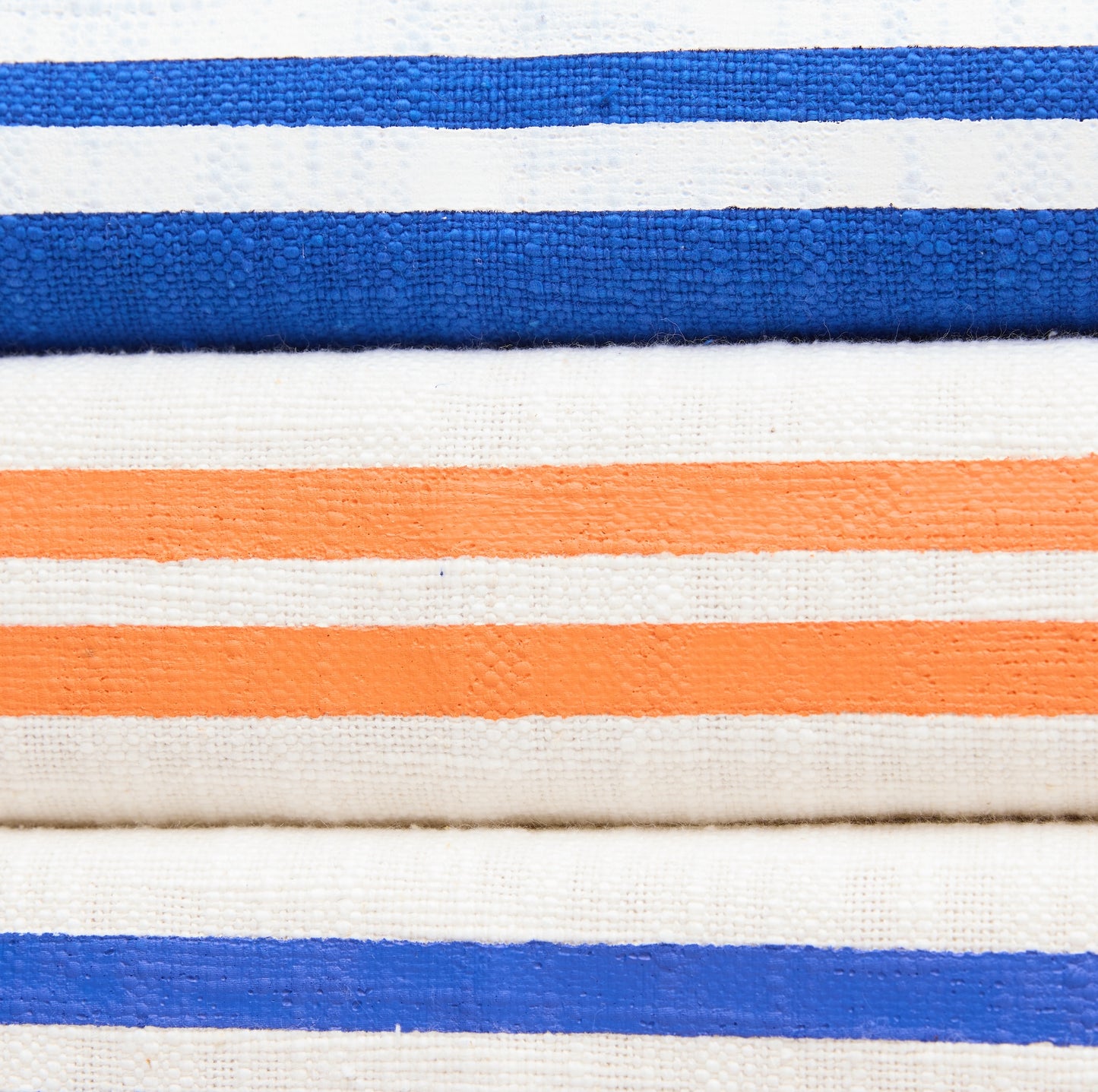 Tea Towel - Wall White / Burnt Orange - 2 Pack