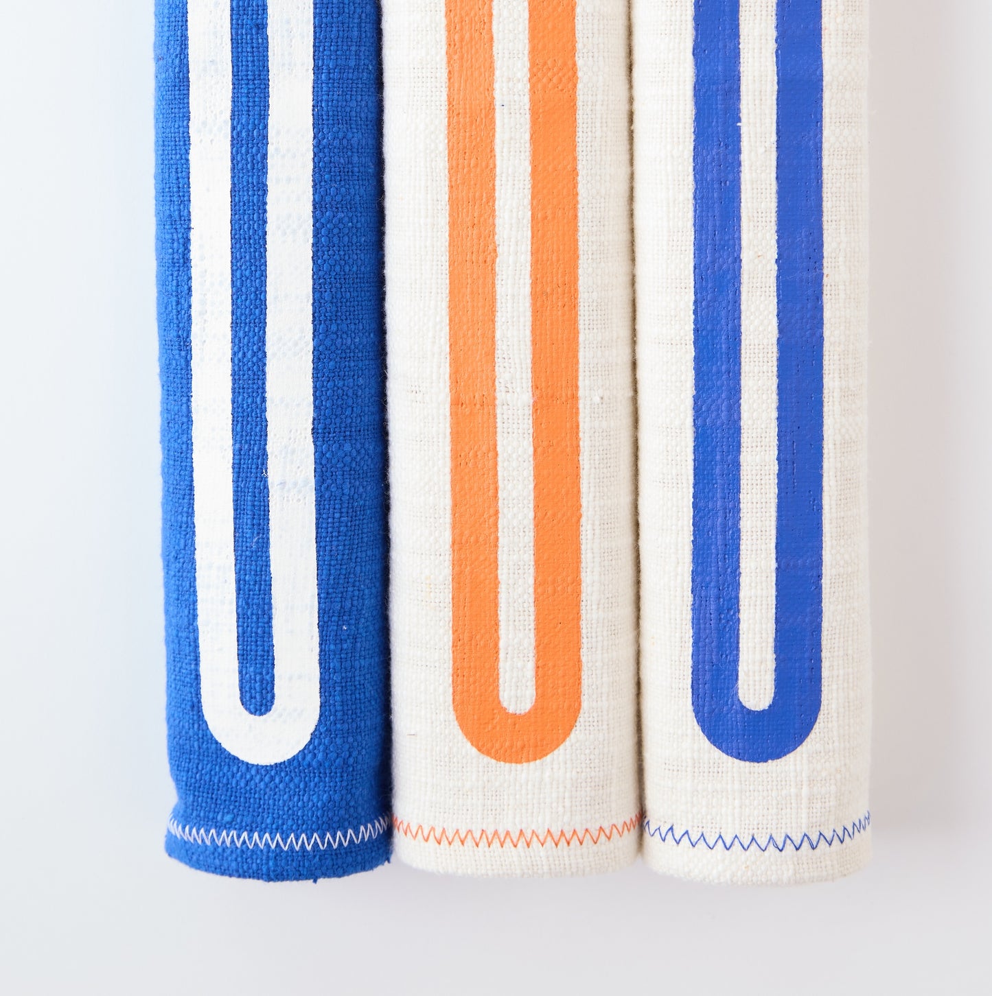 Tea Towel - Wall White / Magentic Blue - 2 Pack