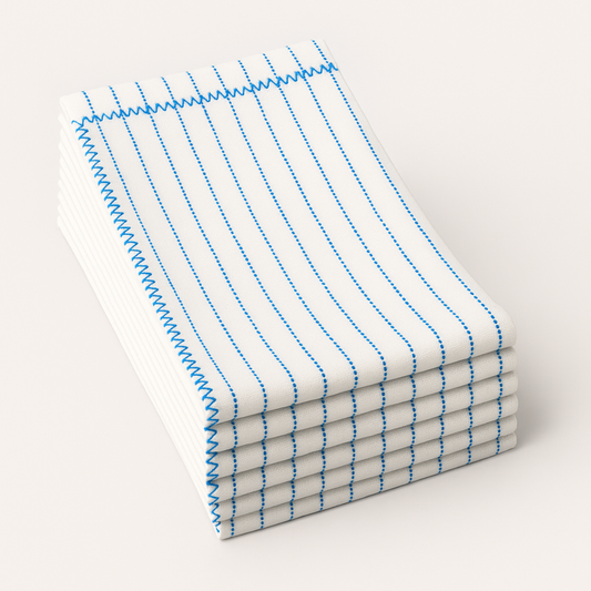 Paradis - Magnetic Blue - Cotton Napkins (Four)