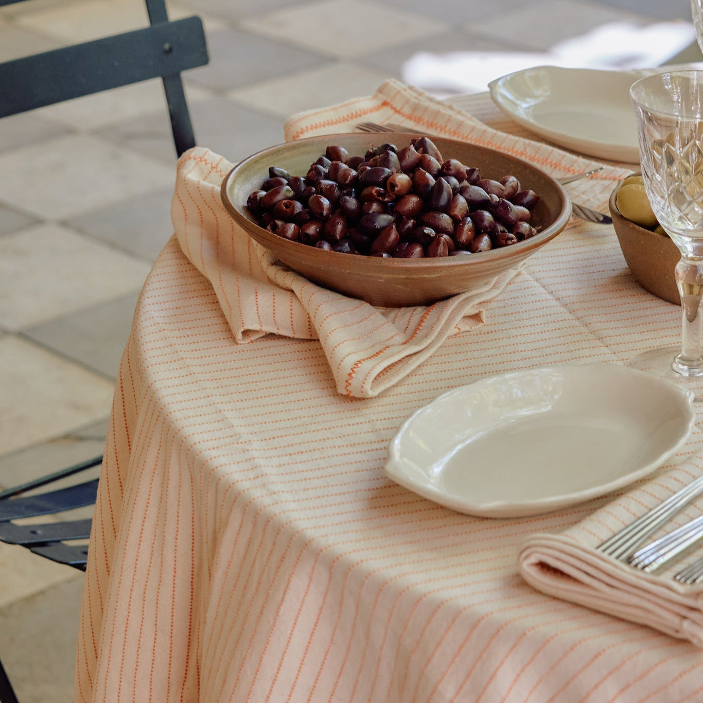 Apollo Dining Sets - Sunburnt Orange - Cotton