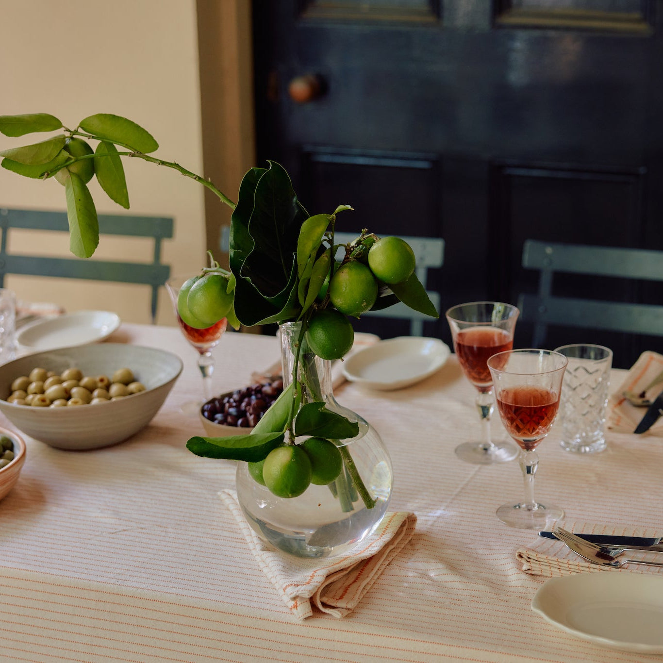 Apollo Dining Sets - Sunburnt Orange - Cotton