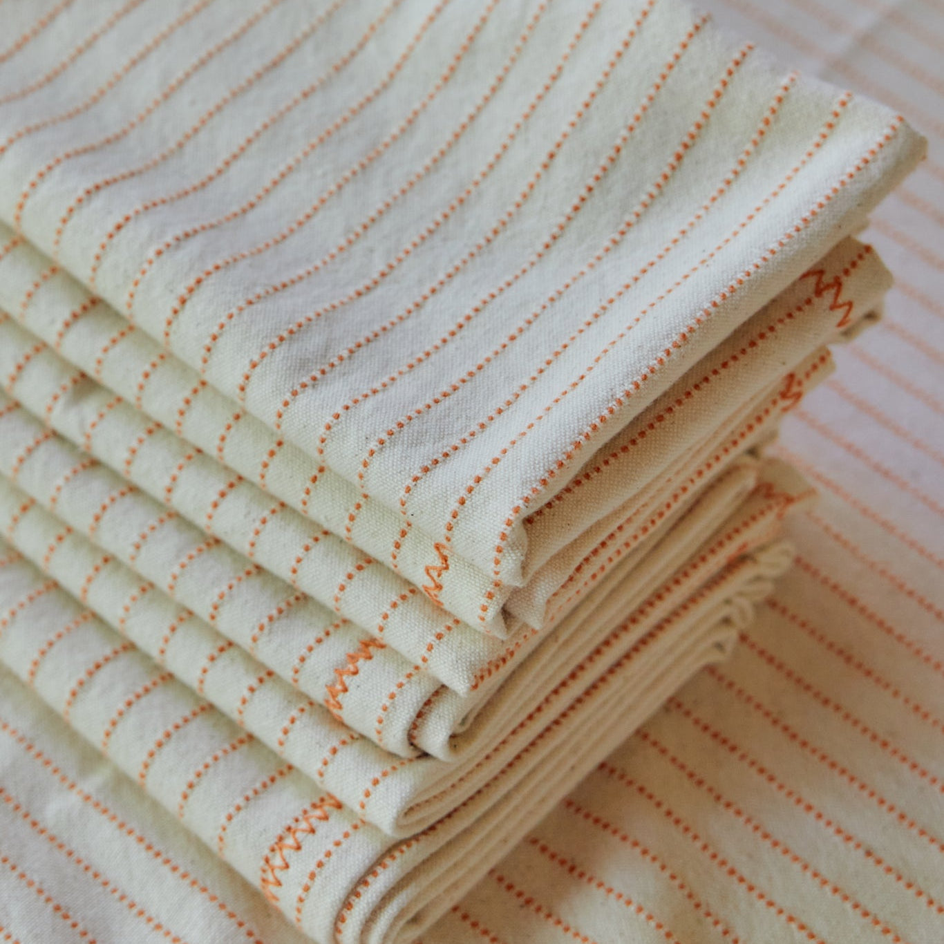 Apollo Dining Sets - Sunburnt Orange - Cotton