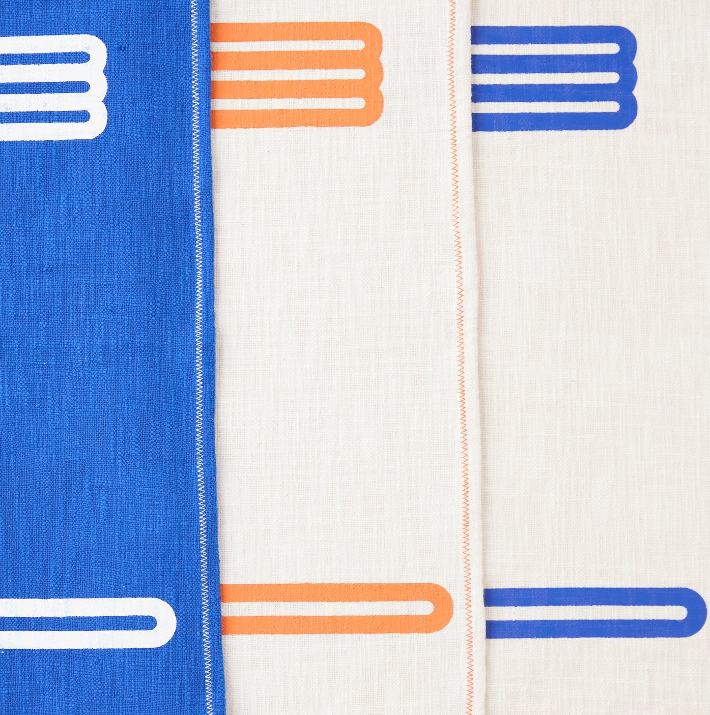 Tea Towel - Wall White / Magentic Blue - 2 Pack